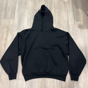 Los Angeles Apparel Middleweight 10oz Pullover Hoodie Size LARGE Black